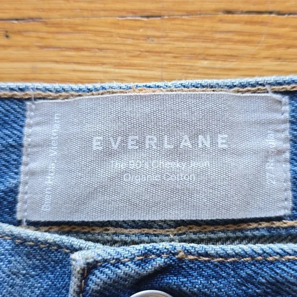 EVERLANE, The 90's Cheeky Jean, Blue, EUC, Women's 27 - Picture 4 of 16
